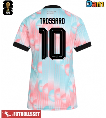 Belgien Leandro Trossard #10 Bortatröja Dam VM 2026 Kortärmad